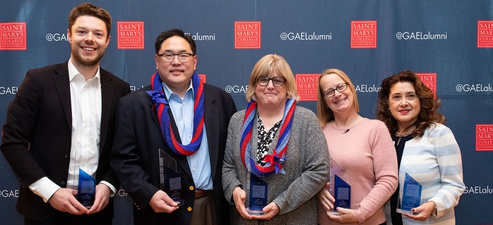 Honorees from the 2020 Alumni Awards