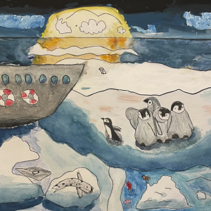 Penguins on an Iceberg